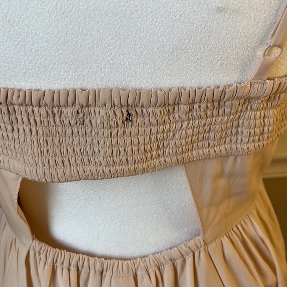 American Eagle Blush Pink Beaded Mini Dress - Size 6 - Picture 6 of 9